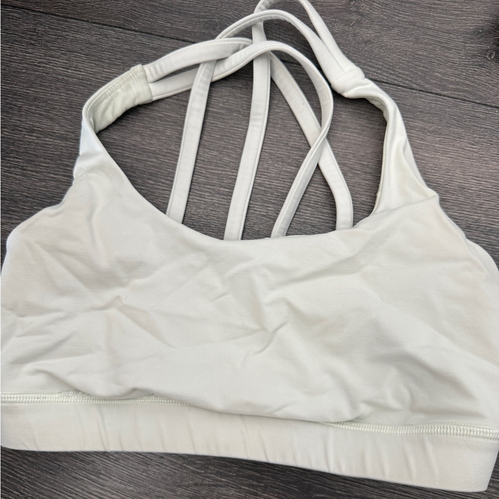 Lululemon butter yellow energy bra